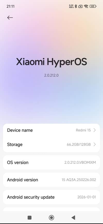 Xiaomi Redmi 15 | 7000mAh Battery | 1 Month Used | Like New