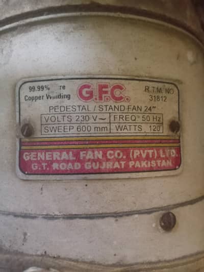 Fan for sale in original condition