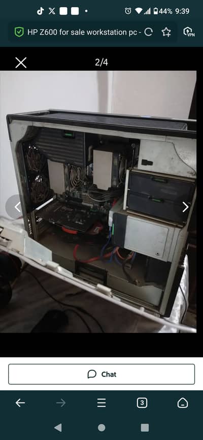 HP z600 work station