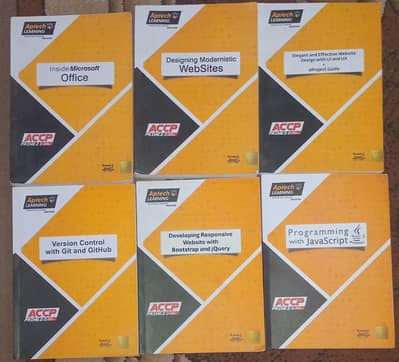 Aptech ACCP / ADSE Semester 1 Books – Complete Set (Brand New)