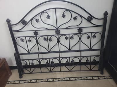 Iron Bed 60×78 without Mattress Heavy metal Ready to Use