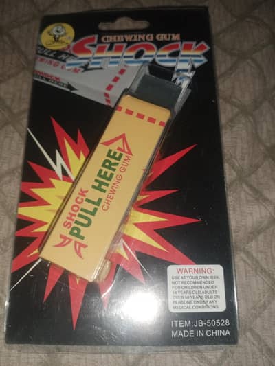 electric shock chew gum for fun