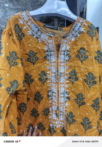 zellbury embroidered lawn shirt