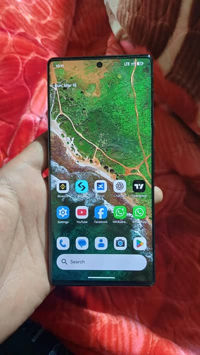 Google pixel 6pro 12GB. Ram. 128GB Room official PTA aprovd E. sim+neno