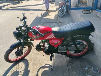 Honda CD 70 Convert into Cafe Racer