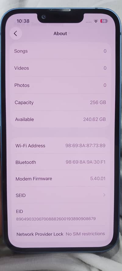 i phone 13 fuctry unlock 256 gb