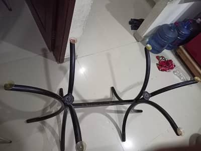 table stand 6 chair stand size