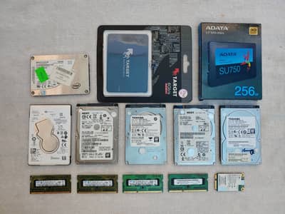 Laptop Hardisks ( Mix brand ) Fresh condition