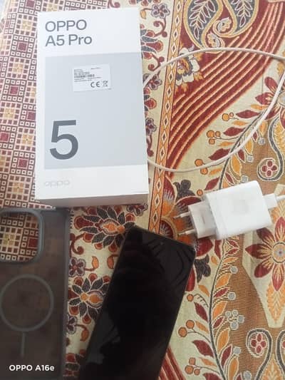 oppo A5 pro 8/128 with box and original charger water pack