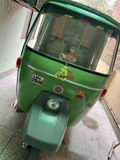 New Asia Green Auto Riksha fresh piece lush condition
