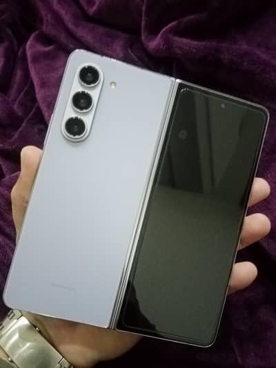 Galaxy Z Fold 5 Ice Blue | 12gb 256gb | Online PTA | Dual Sim