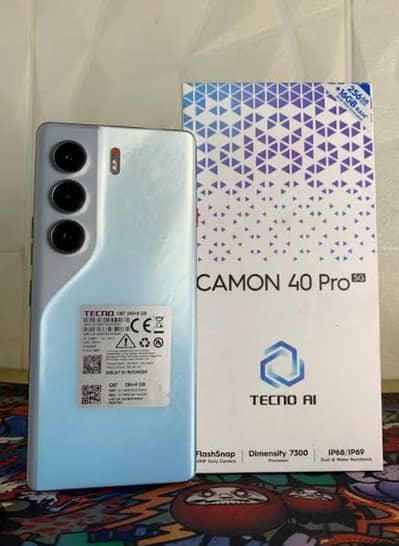Tecno camon 40 pro  16 256GB