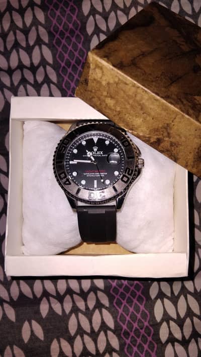 good quality watch, Rolex date just model, master lock,rotating dial