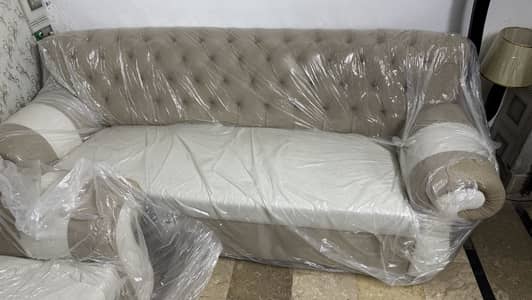Sofa set 5 seater towel fabric
