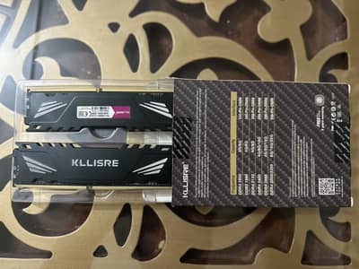 DDR4 KLLISRE RAM 32GB (16GB x 2) – Brand New with Box