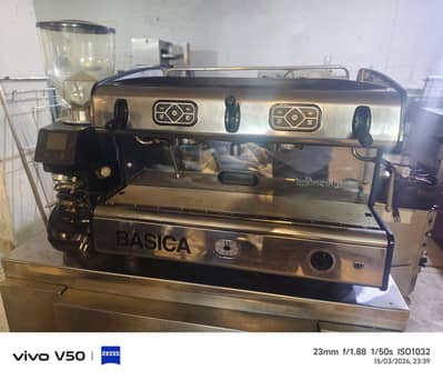 coffee machine fresh import basica company  we hve fast food
