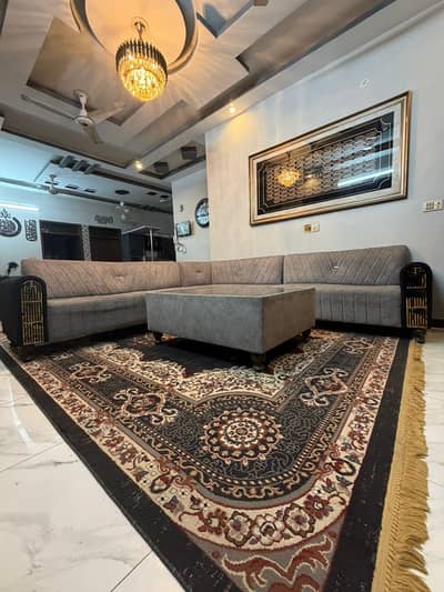 L shaped sofas with Table