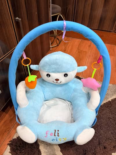 Cute Plush Baby Sitting Chair / Floor Seat with Toys
