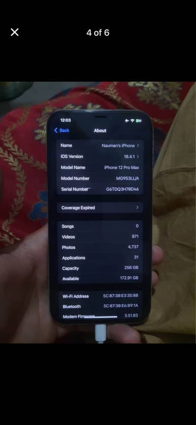 Iphone 12 pro max non pta 82 health