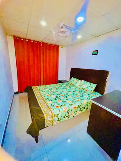 2bed fully furnished family appartment available for rent in bahria town phase 4 Civic centre reasonable rent