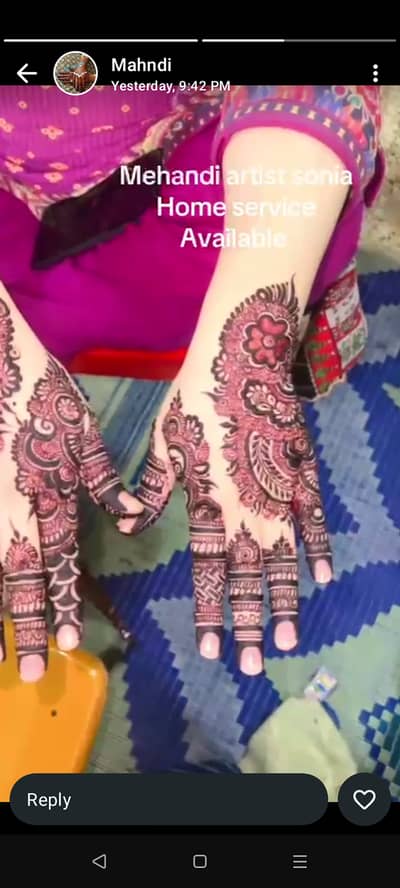 Mehndi Artst