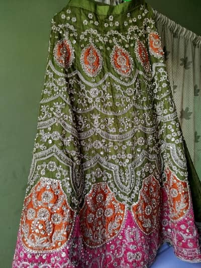 mehandi bridal dress
