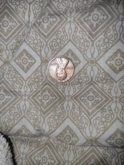 USA 1 cent rare coin 1967 good condition original condition
