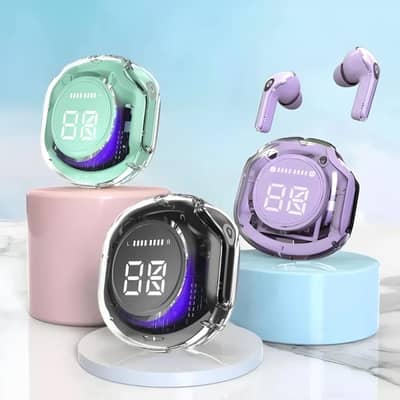 Bluetooth Earbuds fast charge long battery  blue color only