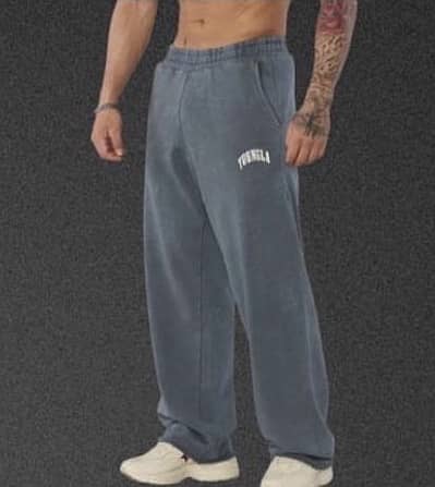 Youngla grey wash trousers