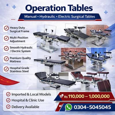 Operation Table Surgical Table OT Table Electric Hydraulic Gynecoloy