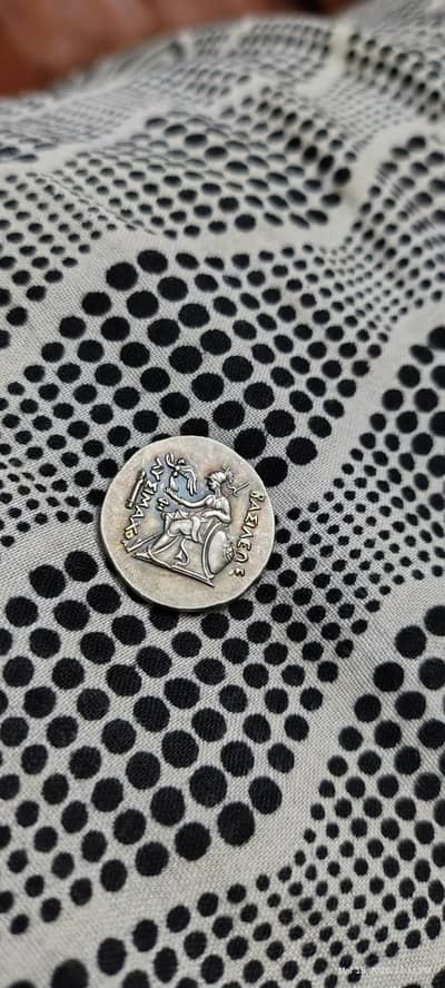 Ancient Indo Greek, Goddess Athena Nikephoros, Old Coin, Rare Coin