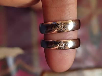 diamond natural ring chandi ki Hai