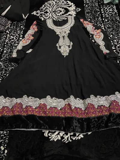 Eid ka jora black beautiful frock for eid
