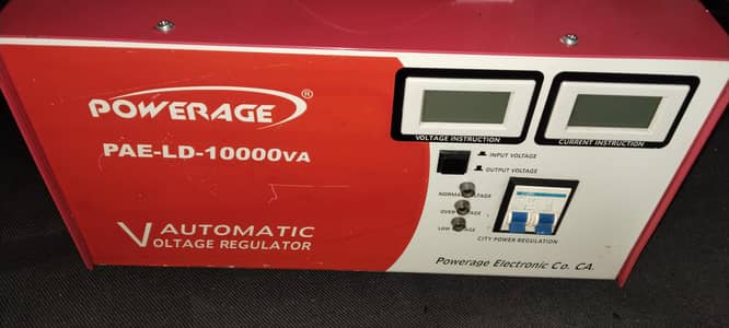 PowerAge pae ld 10000va 10kva Automatic voltage regulator