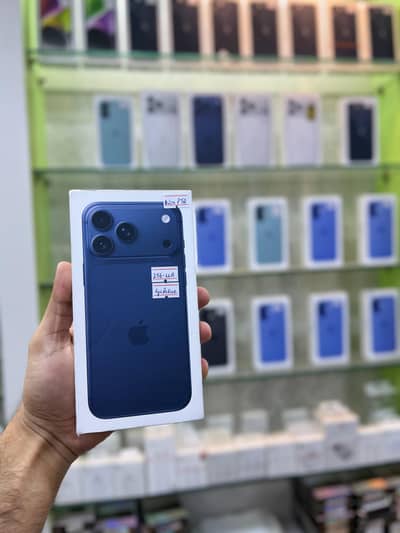 iPhone 17Pro Max Blue 256GB LLA Non PTA System Active Box Packed