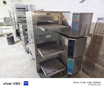 pizza oven conveyor 18inch belt we have all models fast food machinery