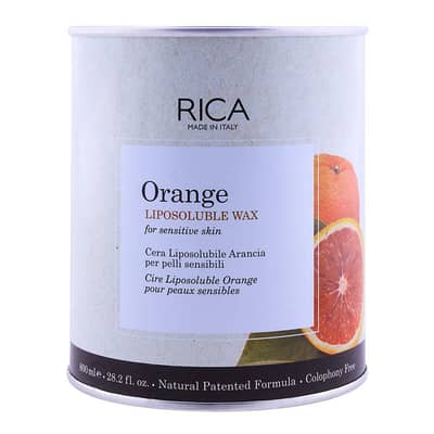 RICA Orange Sensitive Skin Liposoluble Wax-800ML