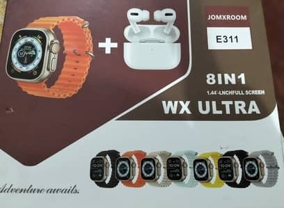 Jomxroom E311 WX Ultra Smart Watch with 7 Straps
