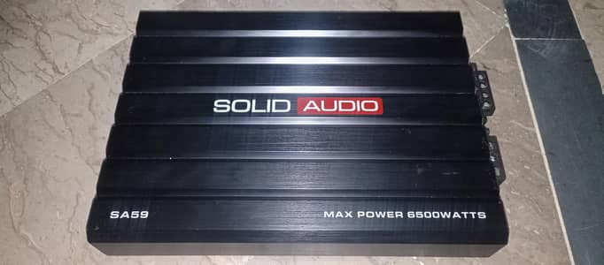 solid audio amplifire 6500 watt