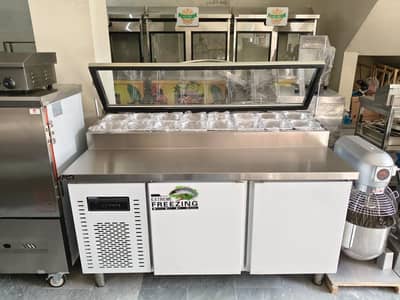 Pizza Preparation Table Chiller Pizza Oven Dough Proofer Mixer Salad