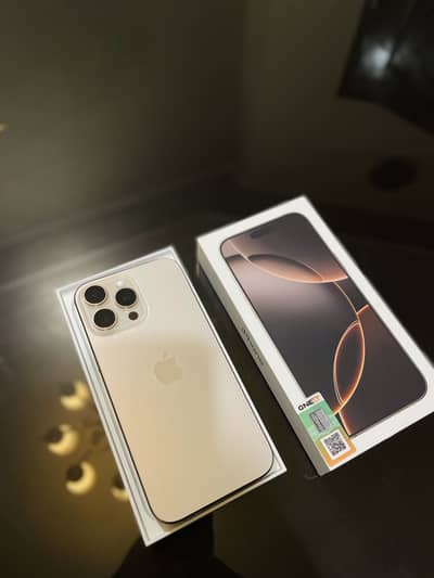 Brand New PTA iPhone 16 Pro Max 256GB with 2 years Insurance