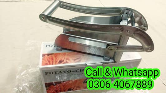New potato finger chips cutting machine kitchen helper