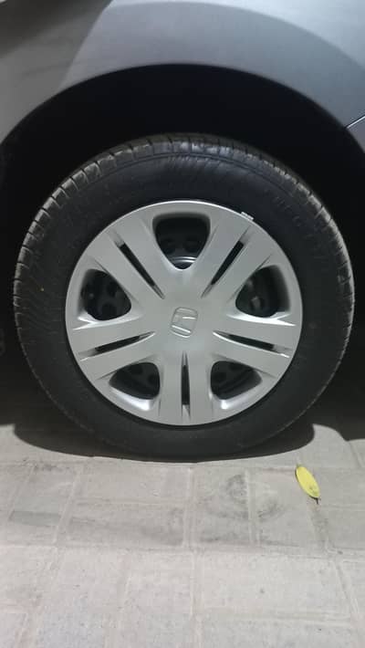 Honda City steel rim with cover