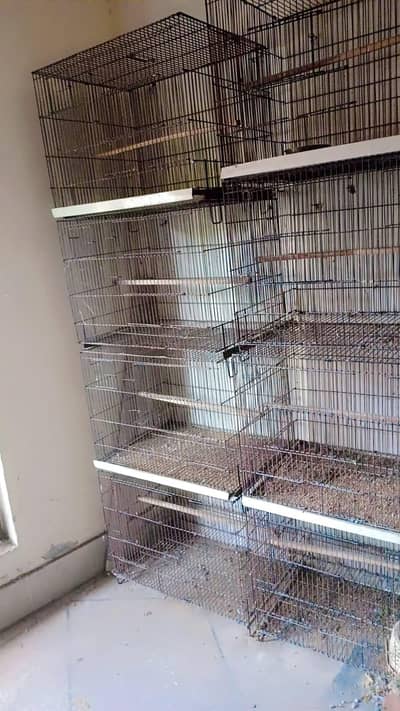 Only 1 Season Used almost New foldable Cages 1.5 x 2  .