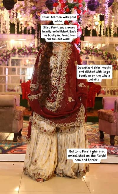 bridal suit sharara & gharara
