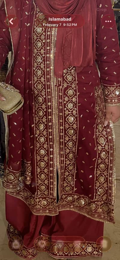 Party wear dress for sale 3 pc