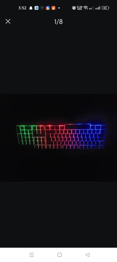 RGB keyboard for gaming