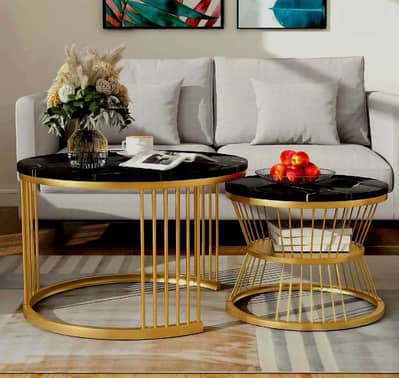 center table and wooden tea trolley metal tea trolly