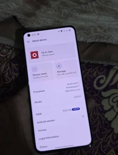 All Ok One Plus 9 Pro 12/256 Pta Approved Kit