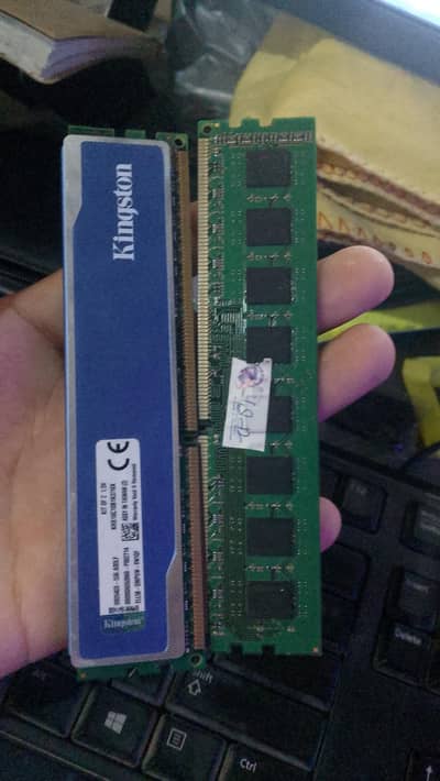 4gb and 8gb DDR3 single sticks Ram
